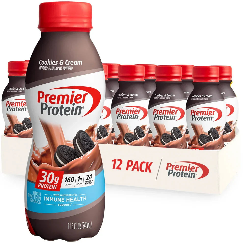 Premier Protein Shake | 30g Protein & 1g Sugar | 12 Pack